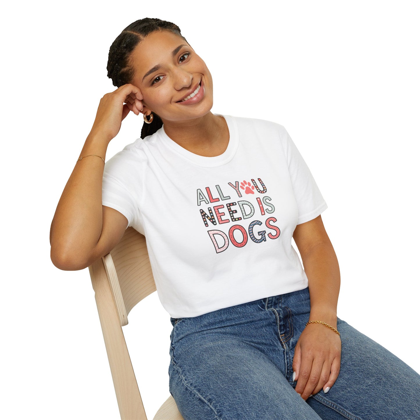 All You Need Is Dogs Multicolor