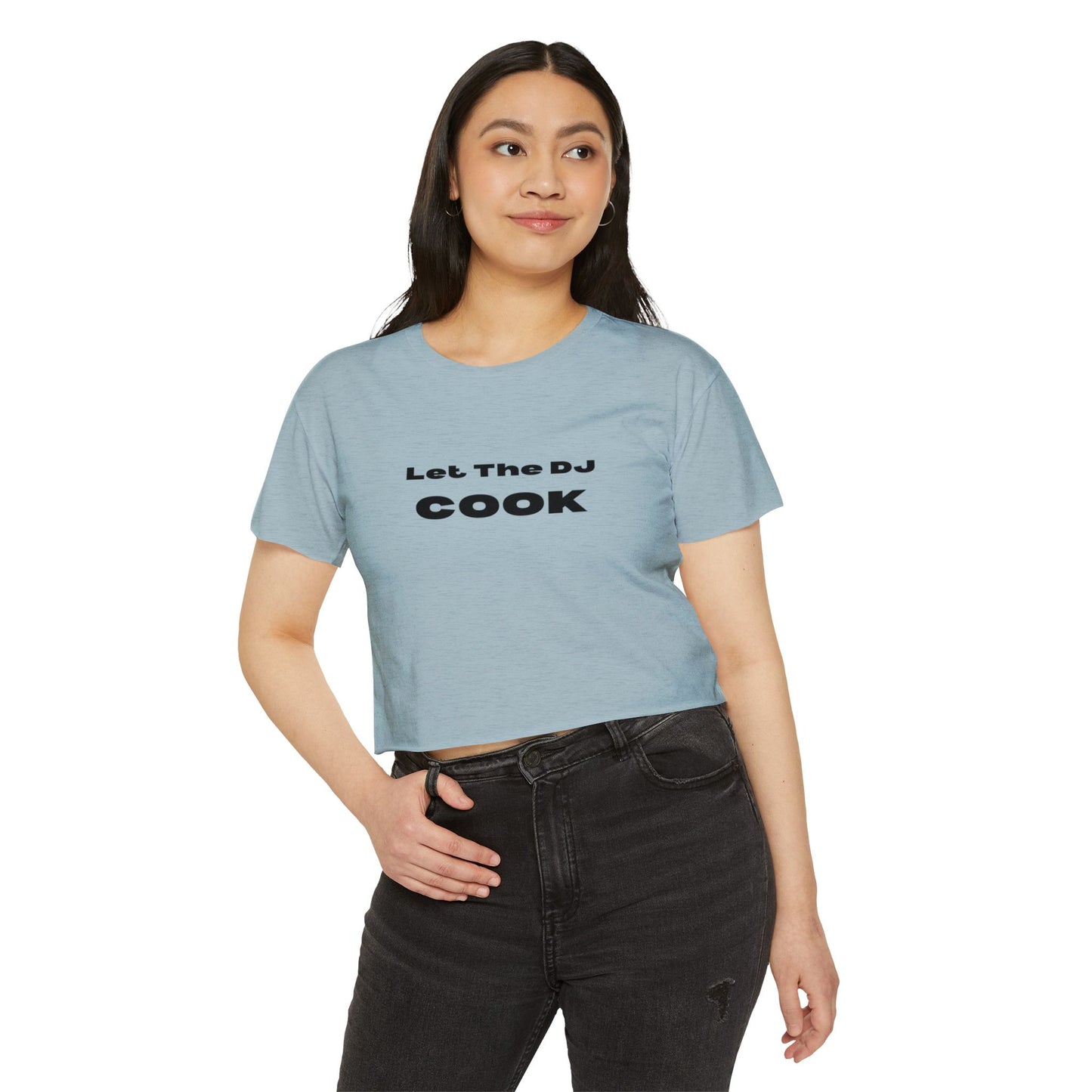 Let The DJ Cook Crop Top