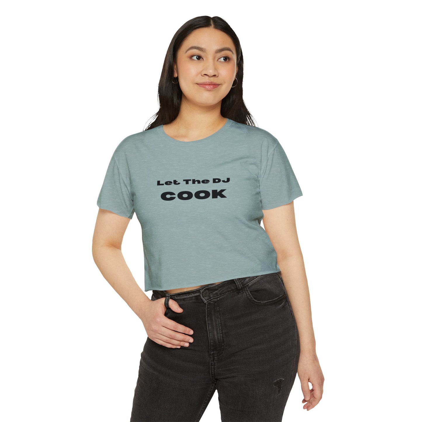 Let The DJ Cook Crop Top