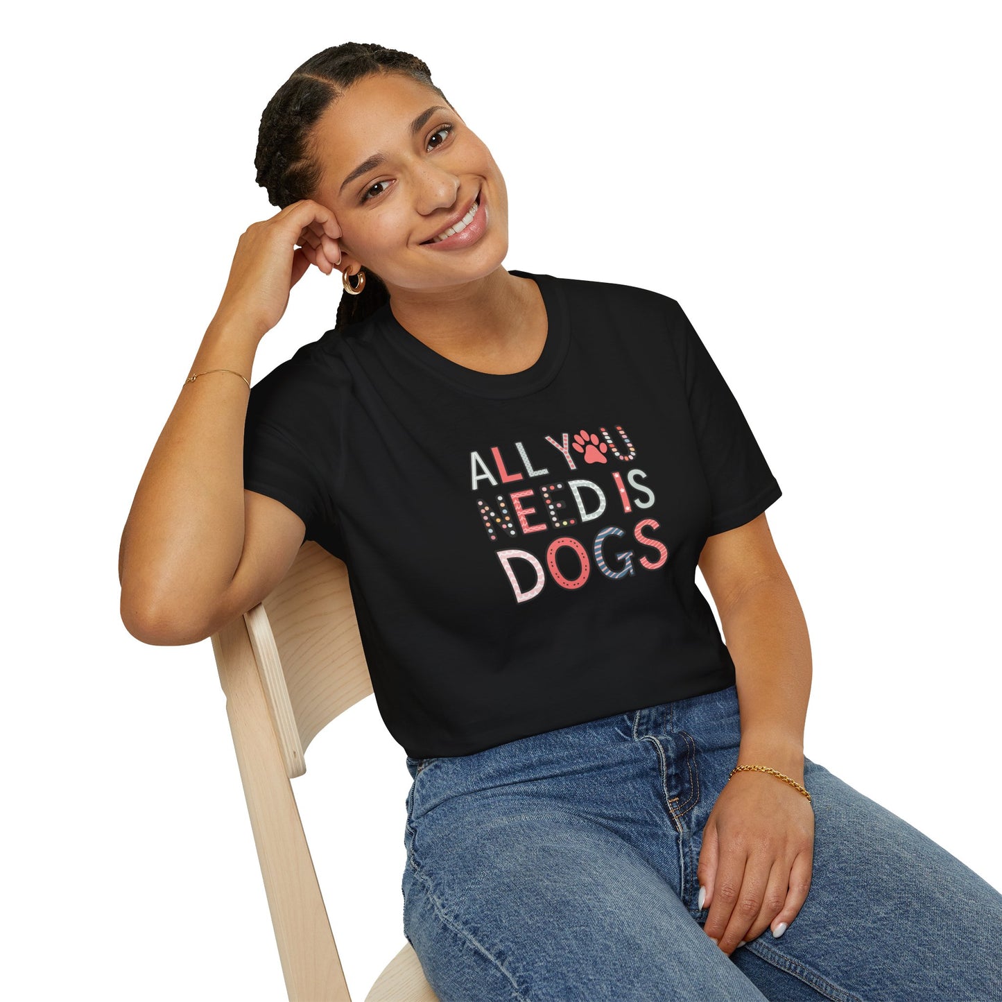 All You Need Is Dogs Multicolor