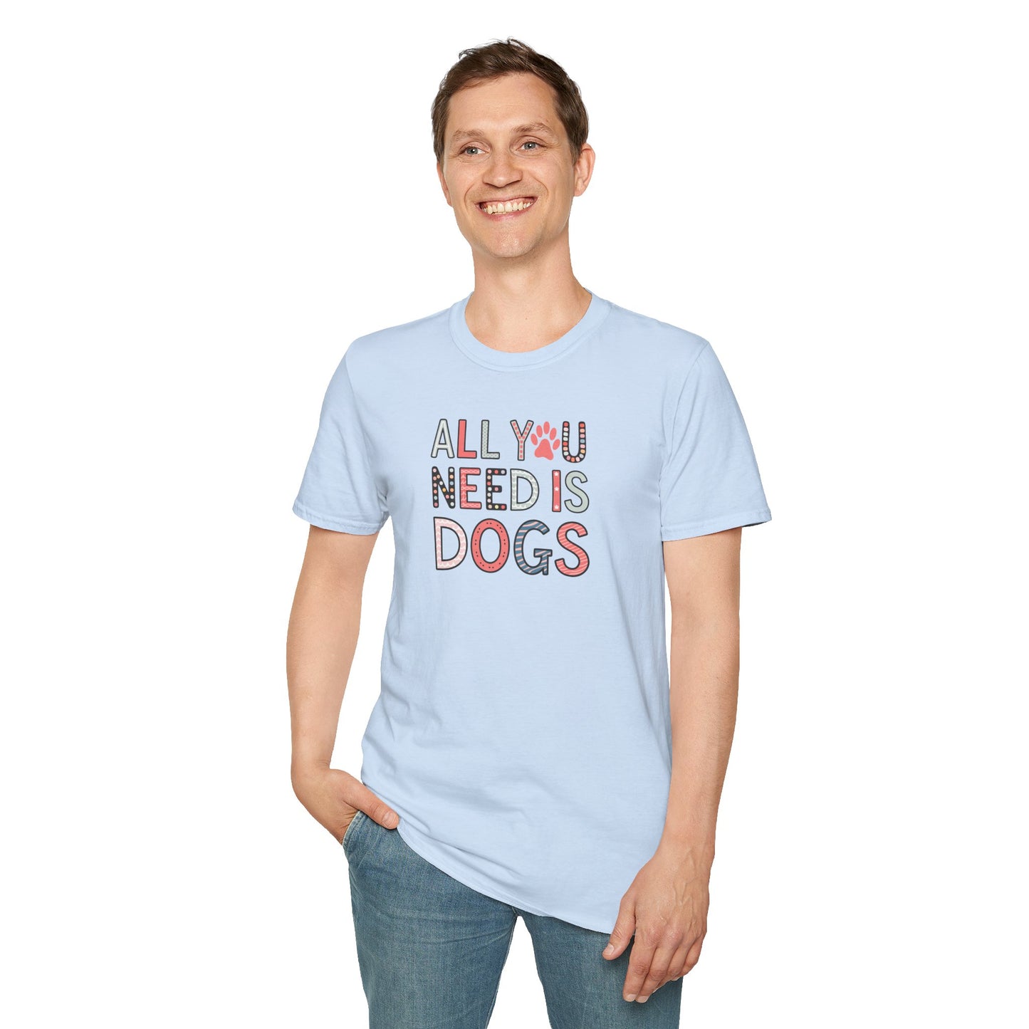 All You Need Is Dogs Multicolor