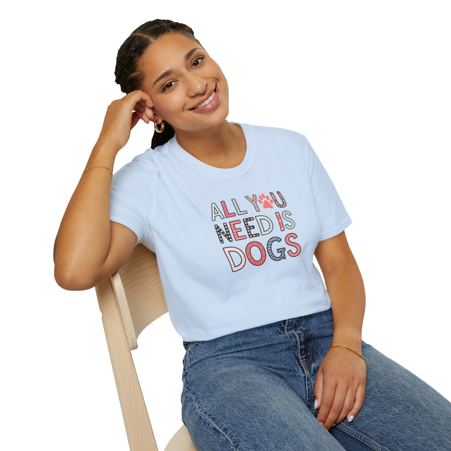 All You Need Is Dogs Multicolor
