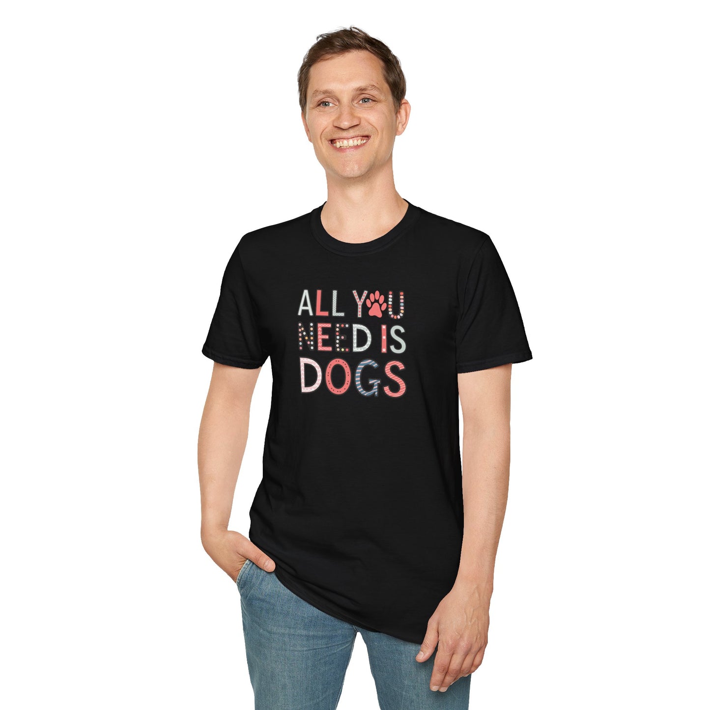 All You Need Is Dogs Multicolor
