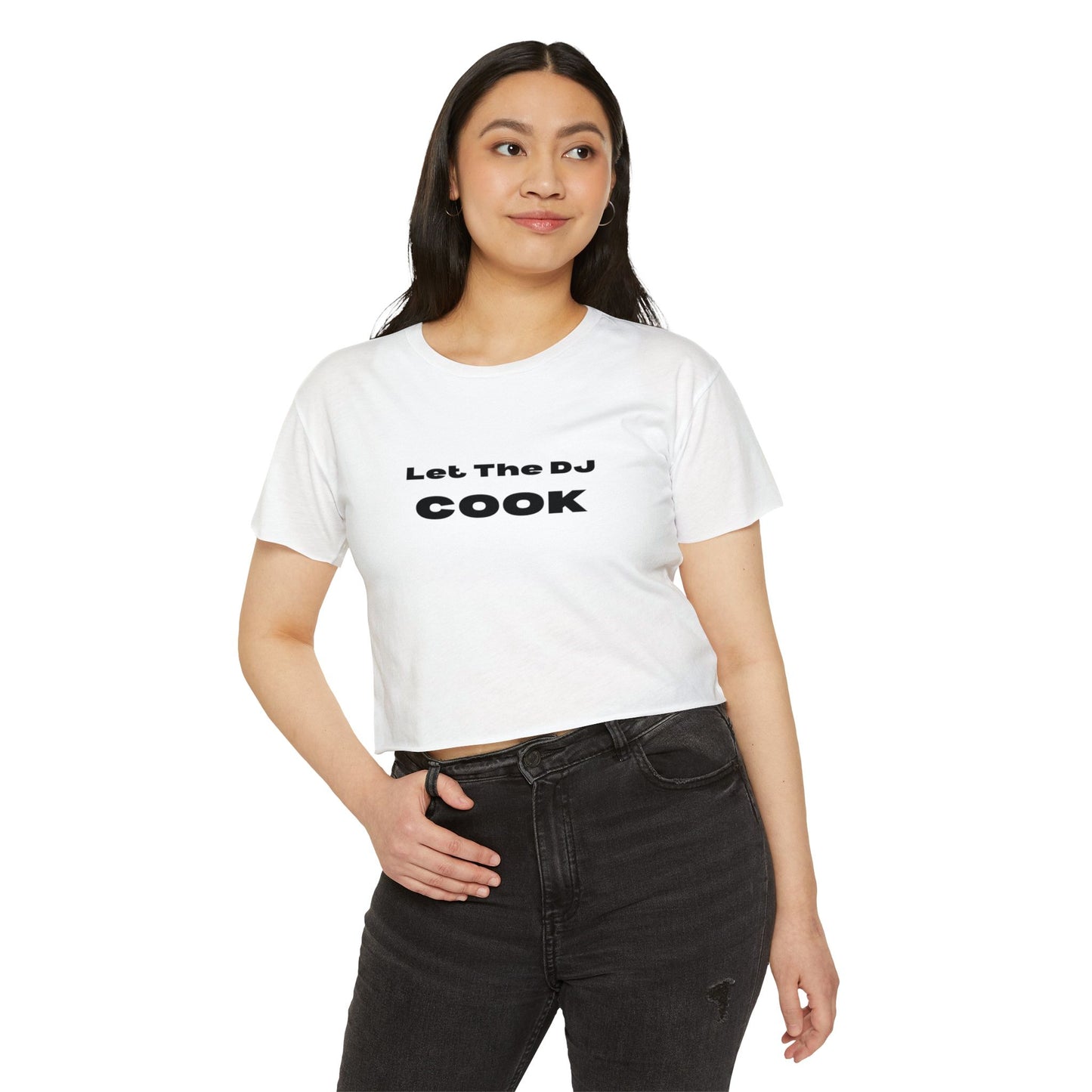 Let The DJ Cook Crop Top