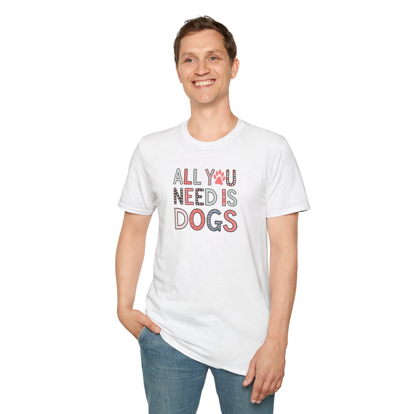 All You Need Is Dogs Multicolor