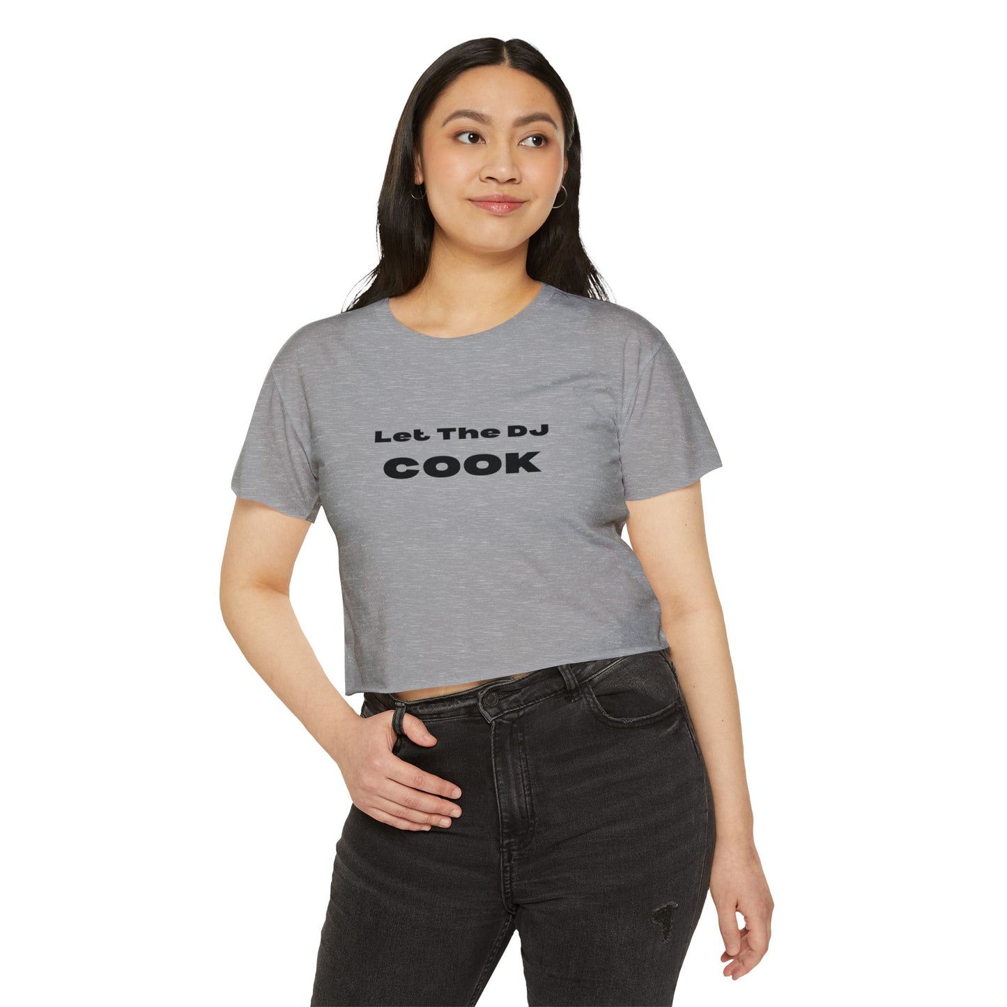 Let The DJ Cook Crop Top